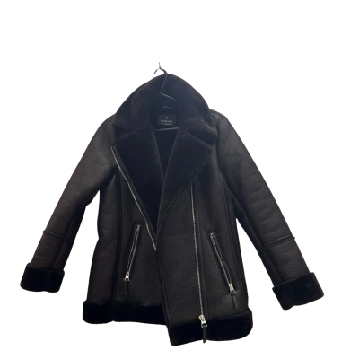 Stradivarius Womens  Size S Black Coat 