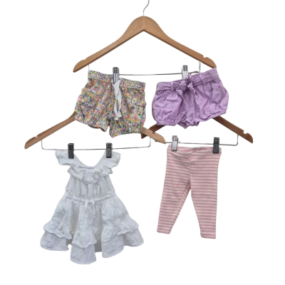 Country Road Kids Size 000 Pants x1, Shorts x2, Dress x1