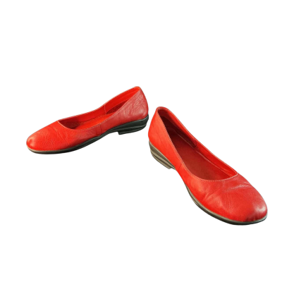 Gamins Womens Size 40 Red leather flats