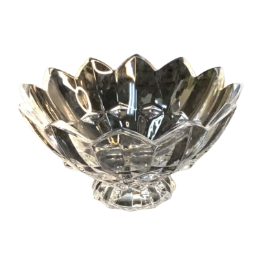 Mikasa Lead Crystal Footed Bowl 3.7" tall