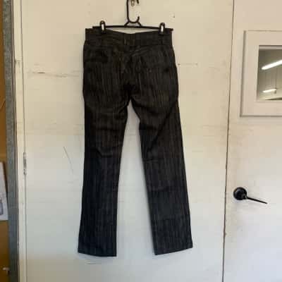 Orisue Mens  Size 30 Straight Leg Jeans Black  