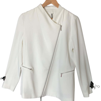  Jane Lamerton White  Size 12 Womens Jacket 