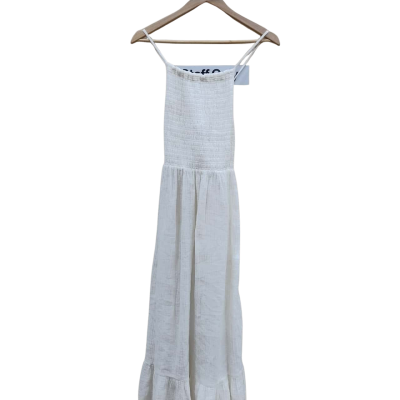 Ghanda Womens Size S Casual Dress Cream (2)