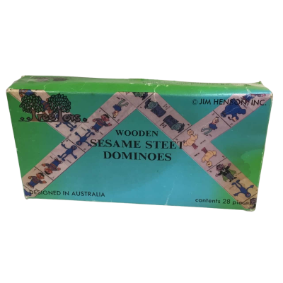 Wooden Sesame Street Dominoes 