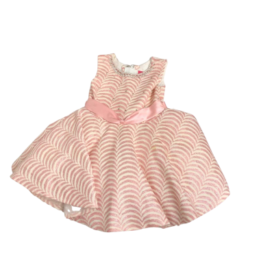  Varsha Girls  Size 18 (2-3yrs) Special Occasion/Costume Dress Cream / Pink  