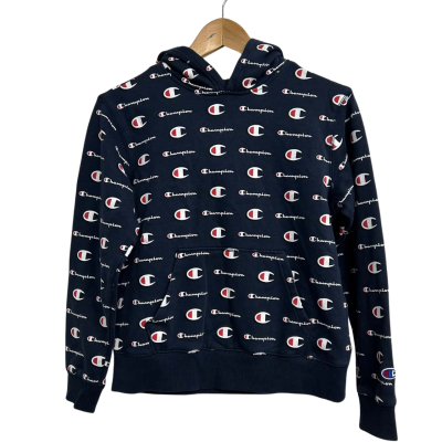 Champion Kids Size M Blue Hoodie 