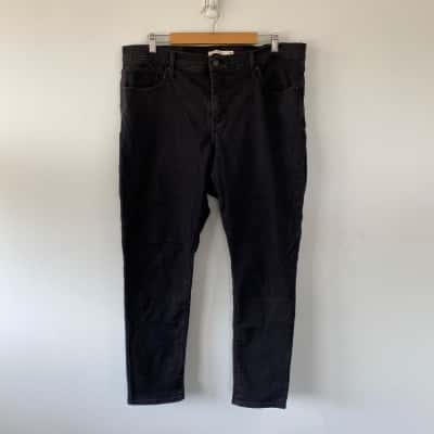 Levi Strauss & Co. Black 311 Shaping Skinny Jeans Size 18 