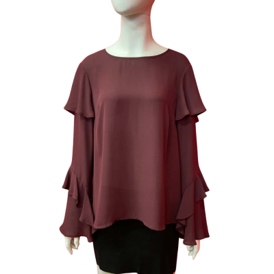 Portmans Womens  Size 12 Maroon Top