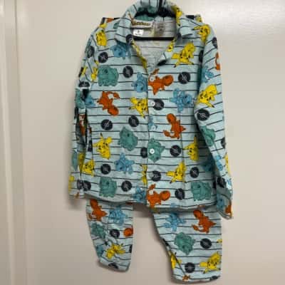 Pokémon Kid's Size 7 Pyjama Set - Starter Pokémon 
