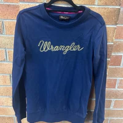 Wrangler Womens  Size 8 Jumper Navy Blue 
