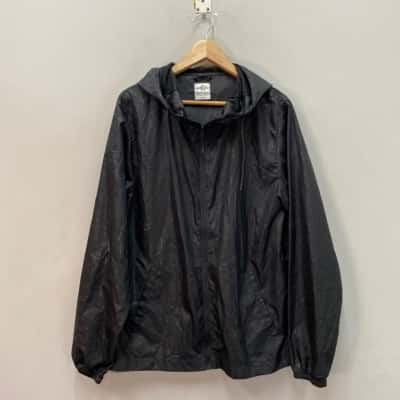 Culture Kings Mens  Size S Lightweight Hood Jacket Black & Pattern 