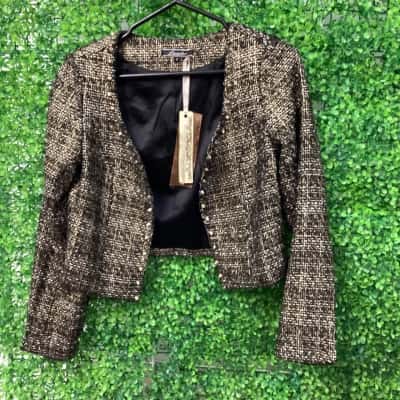  Lumier Size S Bolero Beige / Black  / Gold 