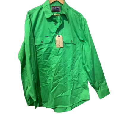 RB Sellars Mens  Size XL Business Shirt Green 