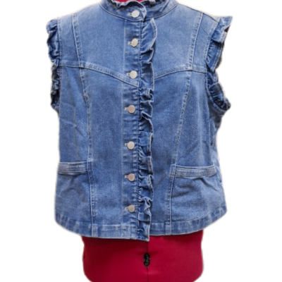 Suzannegrae Womens  Size 14 Denim Jacket Blue 