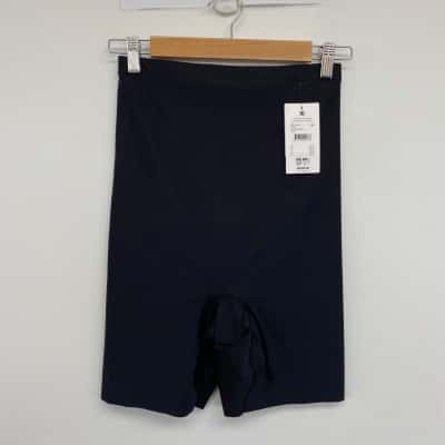 Nancy Ganz Black HW Thigh Shaper Shorts  Size 14