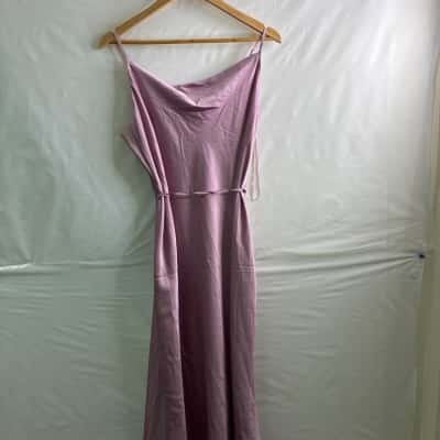 Portmans Womens  Size 14 Bridesmaid Dress / Formal Dress / Maxi Dress / Shoestring Strap Dress Purple 