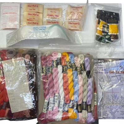 Cross-stitching Embroidery Cotton Kit Assorted/ Multicolored