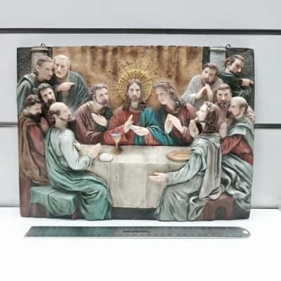 Last Supper Plaque Religious Art 