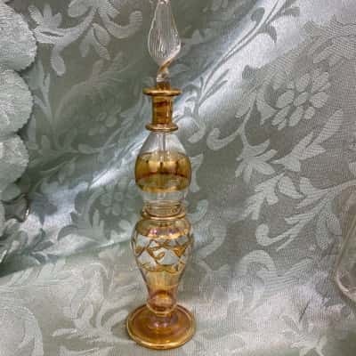 Mouth Blown Glass Perfume Bottle
