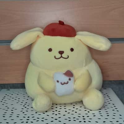 Sanrio Pompompurin with cat soft plush