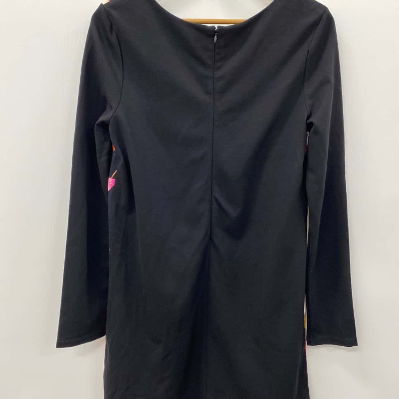 Sportsgirl Womens Size 12 Midi Dress Black / Floral / Multicoloured (s)