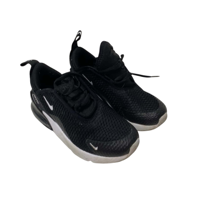 Nike Air Max 270 Sneaker Kids  Size 11 Black  