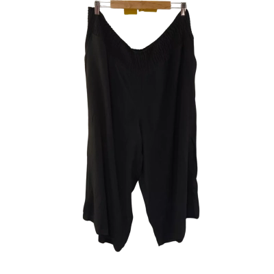 BNWT Virtuelle Womens  Size 22 Wide Leg Pants Black RRP $109.99