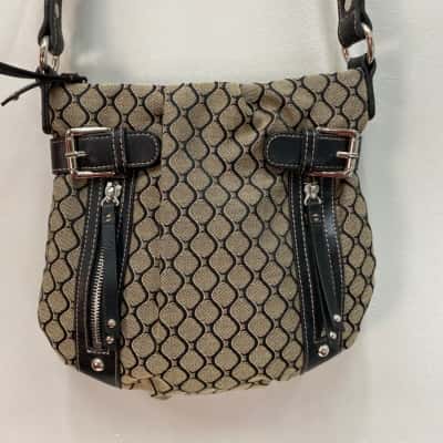 Nine West Womens Shoulder Bag Black  / Brown 
