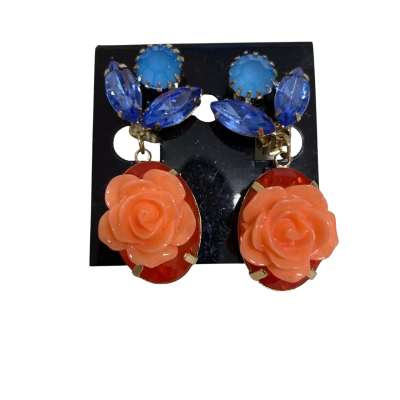  Womens Rose Flower Earrings