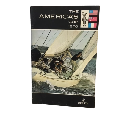 Vintage The America’s Cup 1970 Booklet Rolex Highly Collectable 