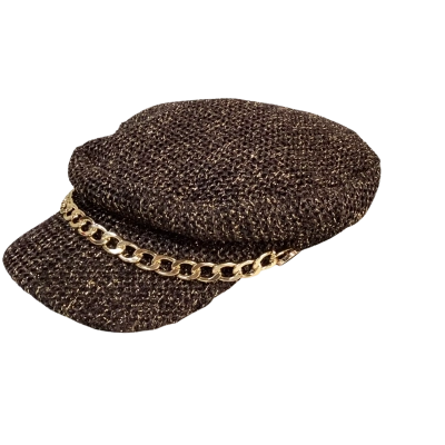 Blue Illusion Womens One Size Cap Brown BNWT