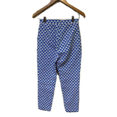 Lazzari Womens Pants Size 40 Blue / White 