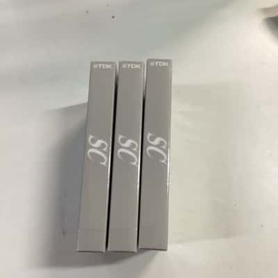 TDK sharp and clear VHS tape