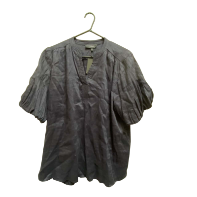 Basque Womens  Size 14 Short Sleeve Top Navy Blue 