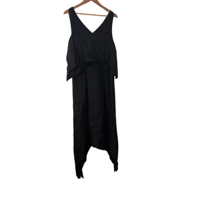 Witchery Womens  Size 10 Maxi Dress Black  