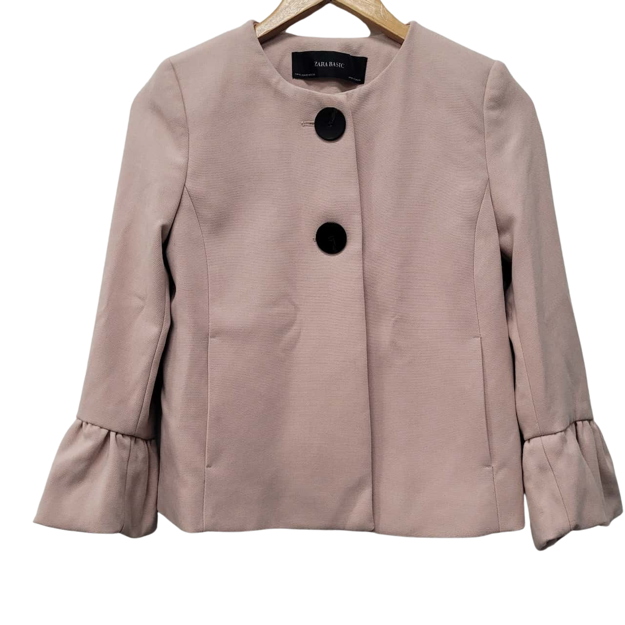 Zara Womens US Size XS Button Up Pink Jacket