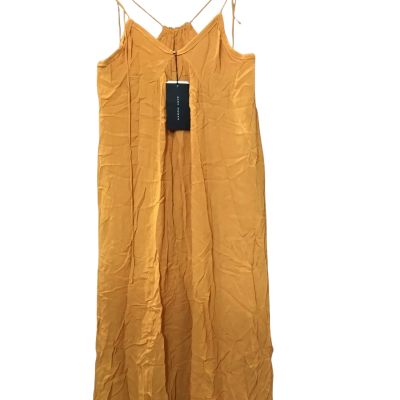Zara Womens  Size XS Maxi Dress Burnt Orange 