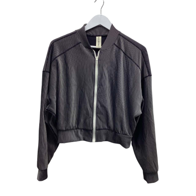 Zulu & Zephyr Size 8 Black & White Striped Jacket