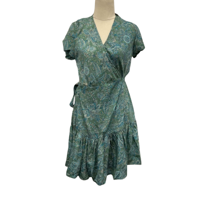 Lily T Collection Womens Size S Wrap Dress Floral 