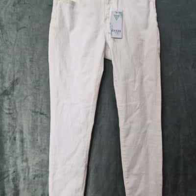 Guess Womens  Size 28 Skinny Jeans White 