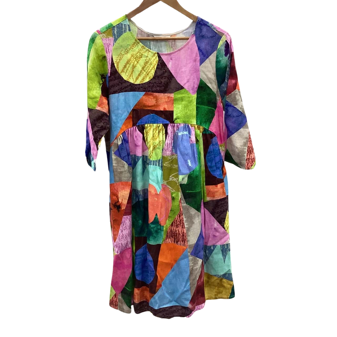 Gorman "Colour Drop" Womens Size S Linen Dress - Multicoloured (s)