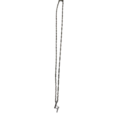 925 Silver Necklace With Sterling Silver Pendant & Zirconia Stone