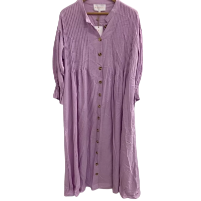  La Boheme Girls Womens One Size Poppy Maxi Dress Tropical Violet With Pockets!