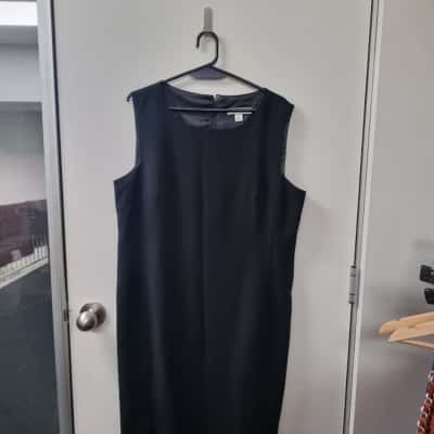 Perri Cutten Women's Size 16 Black Sleeveless Dress  