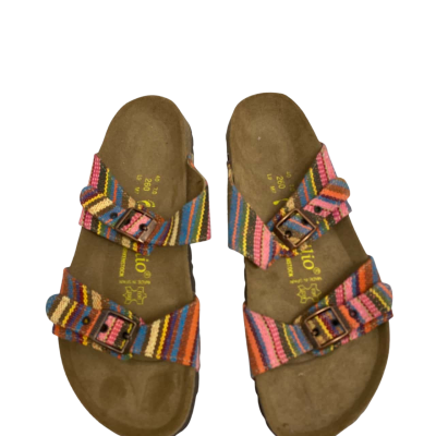Birkenstock Papillio Striped Sandals.  Size 40 