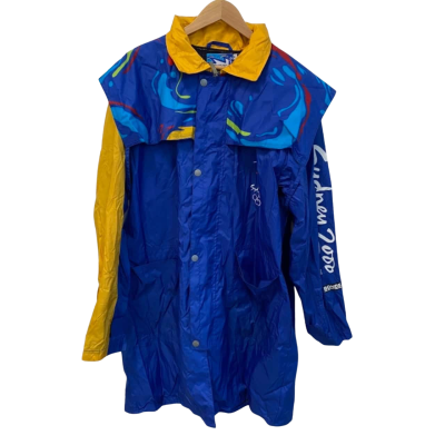 Bonds 2000 Sydney Olympics Size XL Raincoat Blue / Multicoloured / Yellow 
