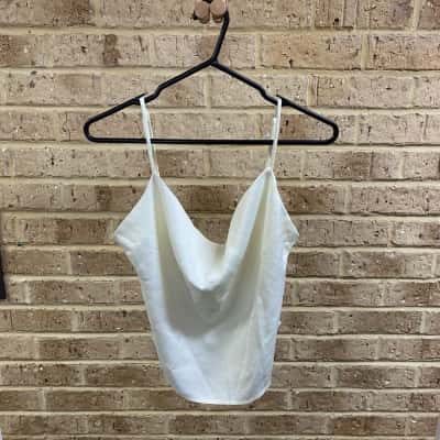 Pepper Mayo butter Kaia Cowl Neck Top Womens  Size 8 