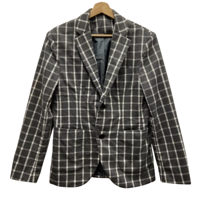  Brent Wilson Size 38 Suit Jacket Checked / Grey / Multicoloured 