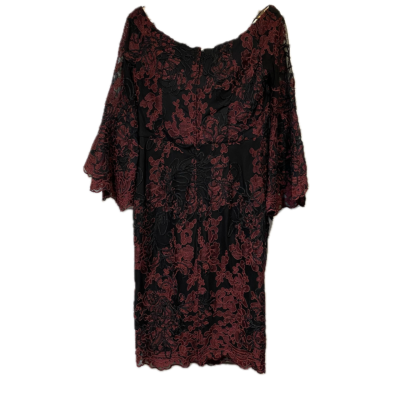 Montique Womens Dress Size 12 Black / red