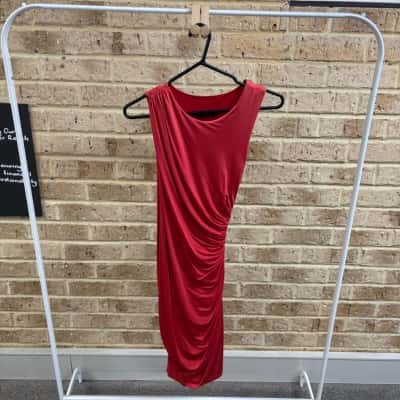 Cue Womens ruched dress Size 8 